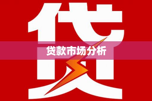 崇仁贷款市场分析