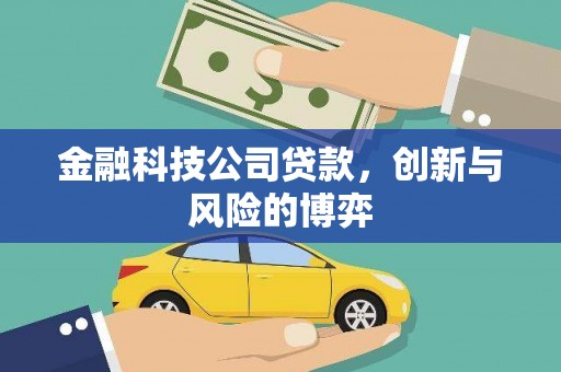 崇仁金融科技公司贷款，创新与风险的博弈