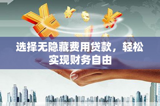 崇仁选择无隐藏费用贷款，轻松实现财务自由