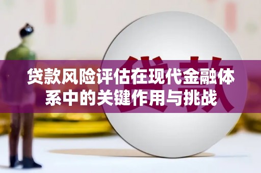 崇仁贷款风险评估在现代金融体系中的关键作用与挑战