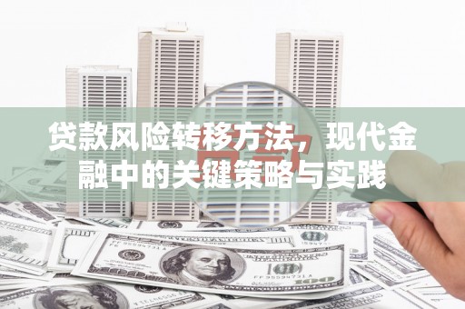 崇仁贷款风险转移方法，现代金融中的关键策略与实践