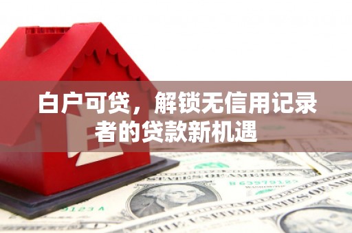崇仁白户可贷，解锁无信用记录者的贷款新机遇