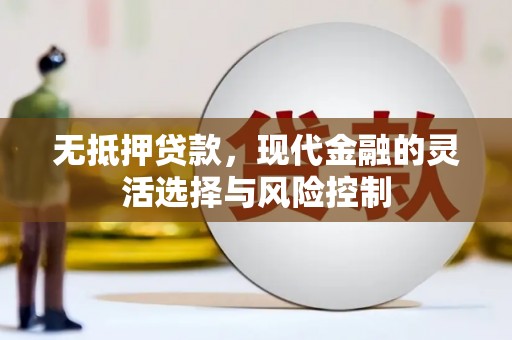 崇仁无抵押贷款，现代金融的灵活选择与风险控制