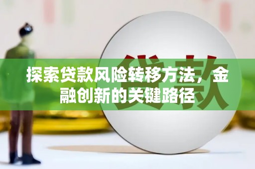 崇仁探索贷款风险转移方法，金融创新的关键路径