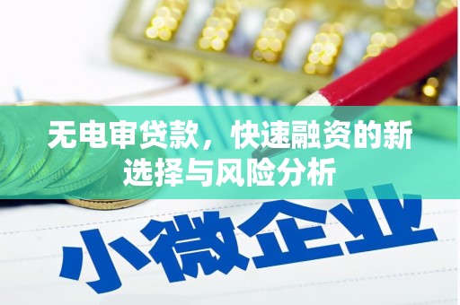 崇仁无电审贷款，快速融资的新选择与风险分析