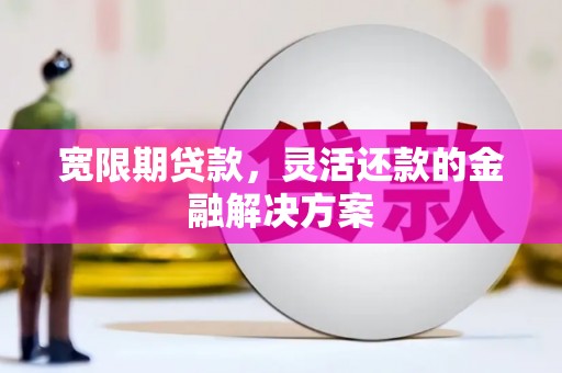 崇仁宽限期贷款，灵活还款的金融解决方案