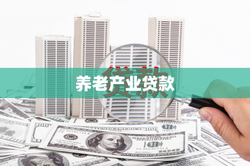崇仁养老产业贷款