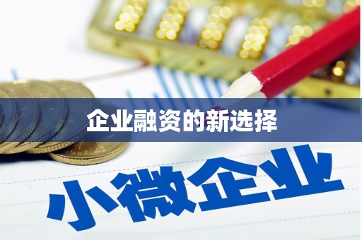 崇仁企业融资的新选择