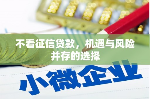 崇仁不看征信贷款，机遇与风险并存的选择
