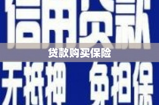 崇仁贷款购买保险