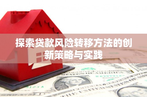 崇仁探索贷款风险转移方法的创新策略与实践